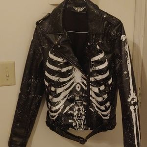 Skeleton moto jacket